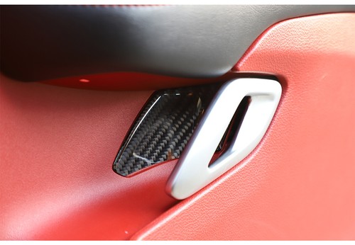 Carbon Fiber Interior Door Handle Bowl Panel Trim For Dodge Challenger 2015-2023 - Bild 4 von 10