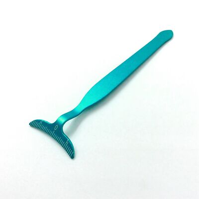 New type titanium angled silkworm ruler caliper  eye cosmetic plastic surgery