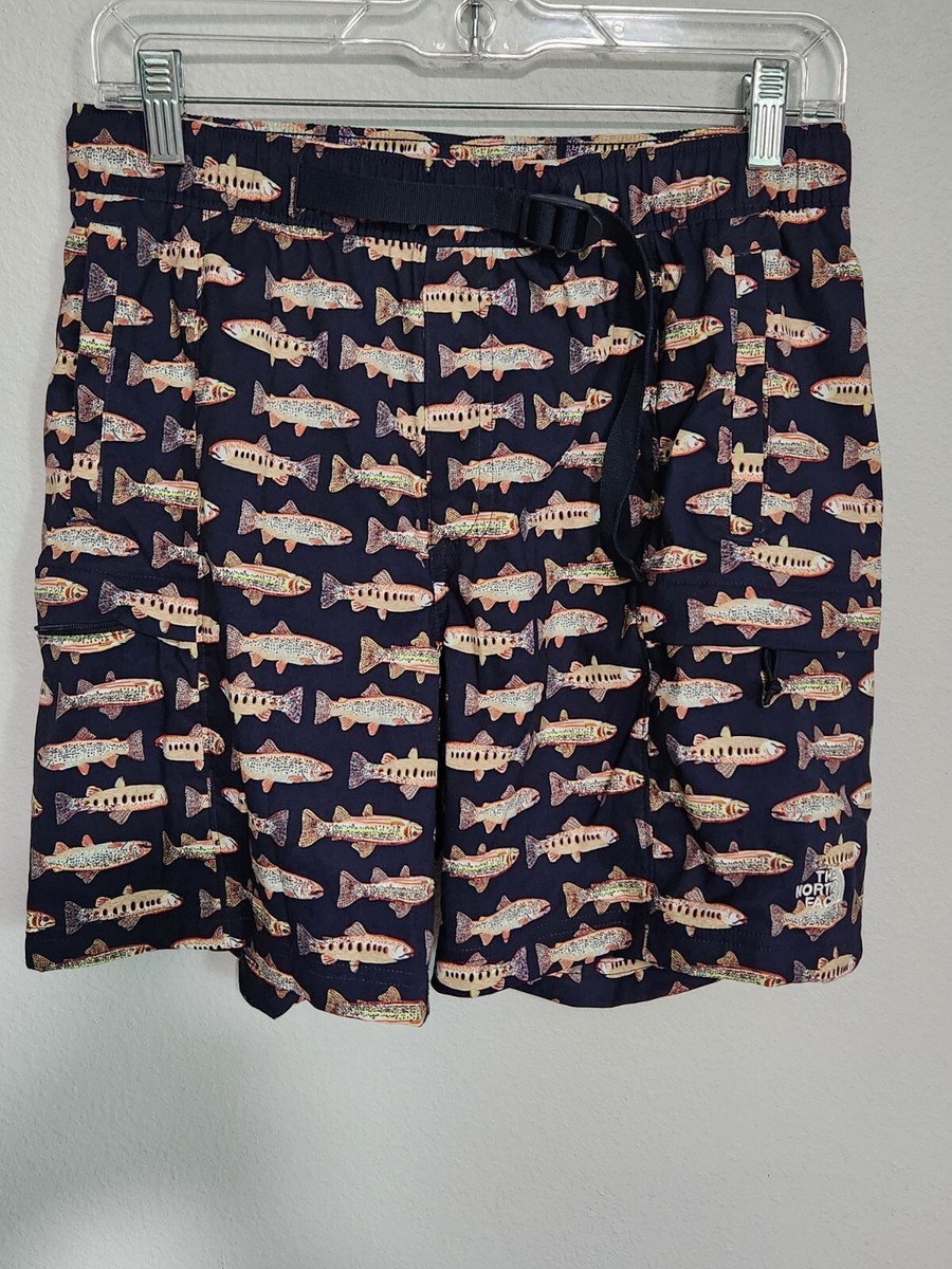 The North Face Mens Bermuda Shorts W/Belt Zipper Pockets