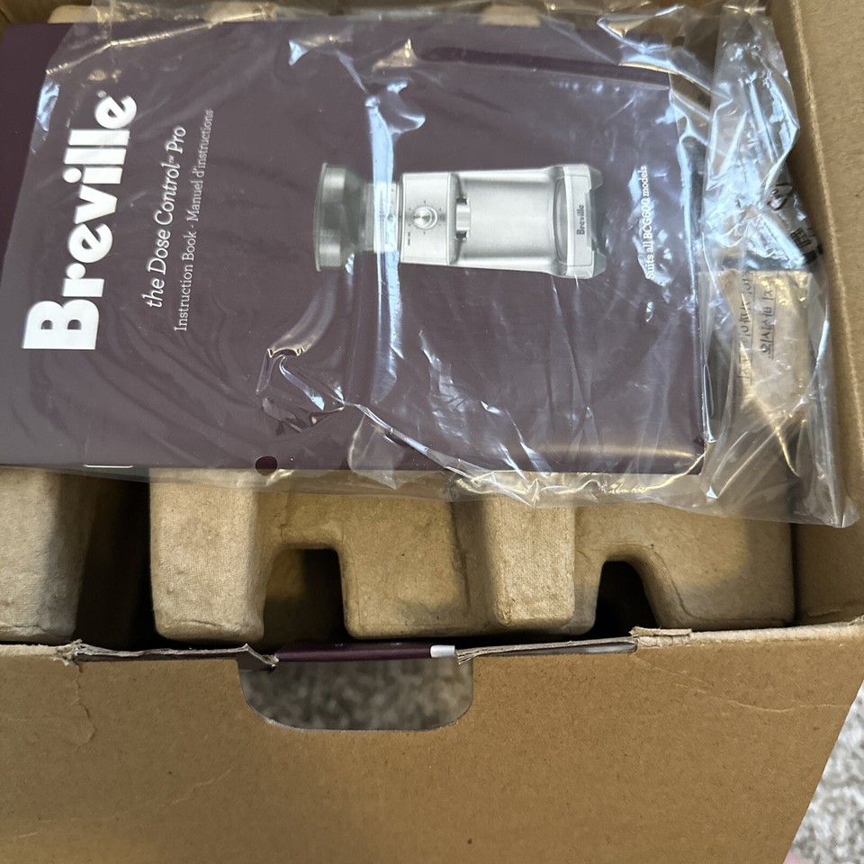 Breville BCG600SIL Dose Control Pro Coffee Bean Grinder, Silver NIB eBay