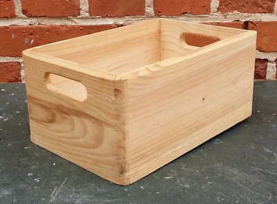 Antiguo Cajas de Madera Caja de Madera Cajón Caja Plantador Macetas