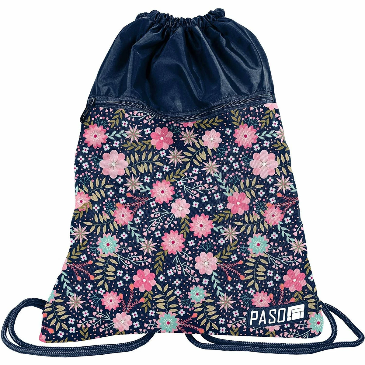 Sacca Sport Borsa Palestra Scuola Zaino 45x35cm Fiori Margherite Ragazza  Bambina