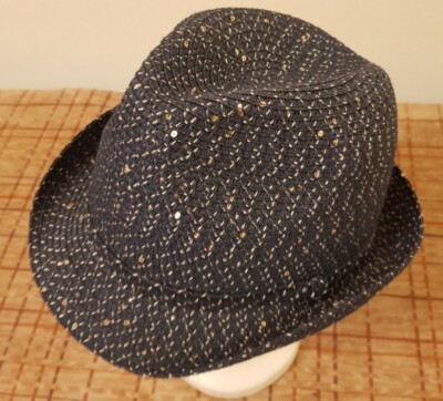 Neu maximo Hut für Jungen und Mädchen mehrfarbig blau mit Glitzer Größe 57