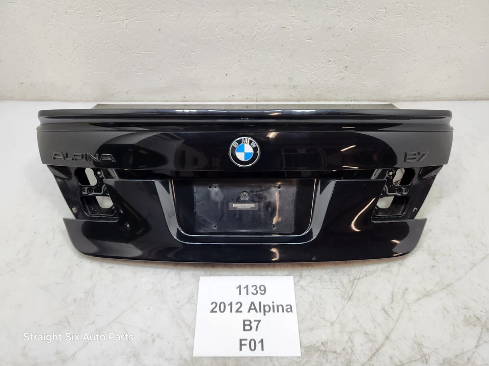 ✅ 10-15 OEM BMW F01 F02 740 750 Alpina B7 Tapa Trasera Panel Cubierta Carcasa Negro* Foto 4 de 4