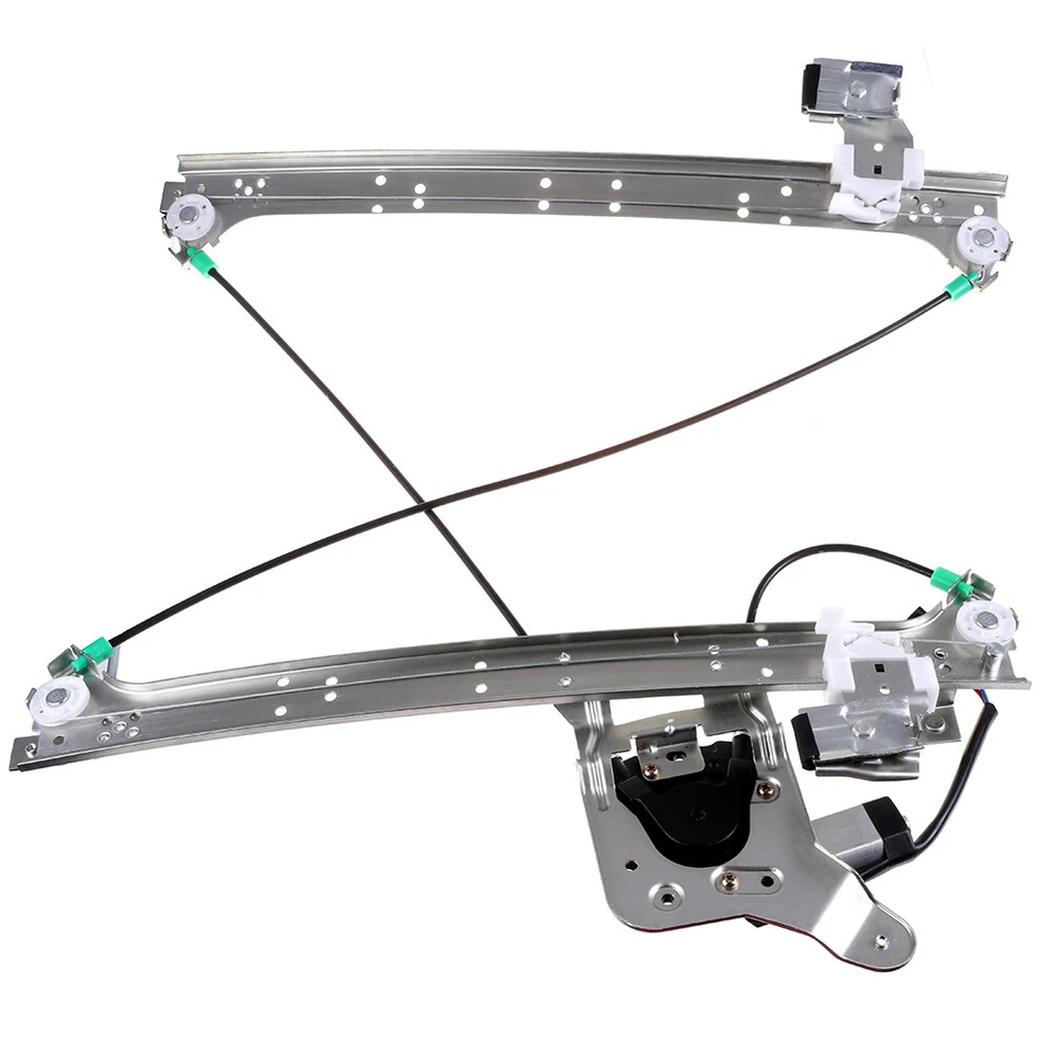Par de reguladores de ventana trasera y motor para Chevy Avalanche 1500 2500 2002-2006 Foto 2 de 4