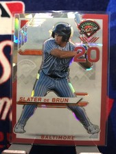 2025 panini prospect edition baseball Slater De Brun Red Cracked Ice #10