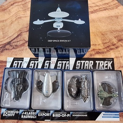 5x Star Trek Raumschiffe (Raumstation K-7 u.a.) - Paket 2