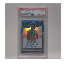 Panini 20-21 Donruss Optic Rated Rookie Nick Richards Holo Auto PSA 9 Hornets