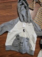 6 Month Winter Bundle Baby Pjs, Bodysuit, Jacket, Gender Neutral Lot