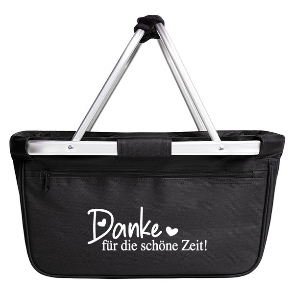 Einkaufskorb Danke FüR Die SchöNe Zeit Herzen Geschenkidee Danke FüR Die SchöNe-image