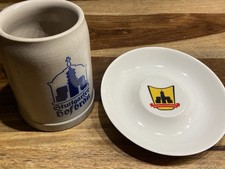 Stuttgarter Hofbräu Bierkrug 0,5l + Aschenbecher