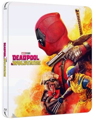 Deadpool E Wolverine Deadpool Version Steelbook Ita - Eng 4k Uhd + Blu-Ray