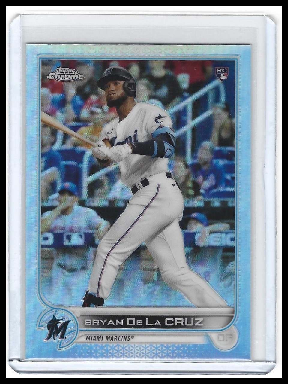2022 Topps Chrome - Bryan De La Cruz - Refractor Rookie #216