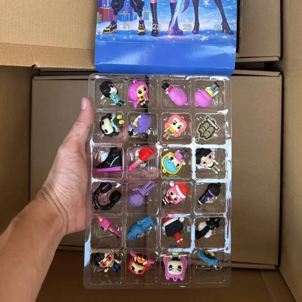 Calendario de Adviento Cuenta Regresiva 2025 - Caja Coleccionable Inspirada en Anime/K-Pop 24 Días Foto 2 de 4