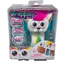Little Live Pets Wrapples Una Interactive Plush Toy Light-Up Eyes Sounds