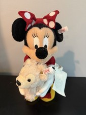 Steiff Disney Minnie Mouse w/ Disney Bear 2007 Epcot LE 1500 150 COA Tags