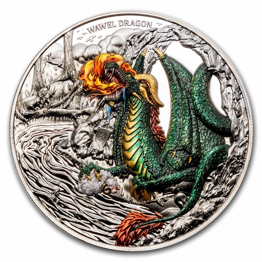 2024 Niue 2 oz Silver Popular Legends: Wawel Dragon | eBay