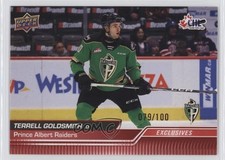 2023-24 Upper Deck CHL Exclusives 79/100 Terrell Goldsmith #100 16uw