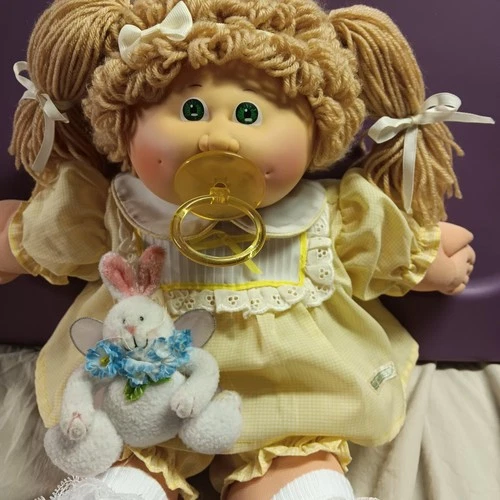 1985 🧡💛Cabbage Patch UT FACTORY Girl HM #4 With 🧡 Friend🧡💛