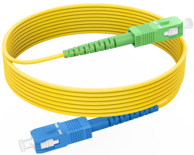 (15Ft/5M) SC/UPC to SCA Fiber Optic Internet Cable, OS2 Single Mode Fiber Patch 