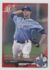 2017 Bowman Prospects Red 3/5 AJ Puckett #BP4 03xg