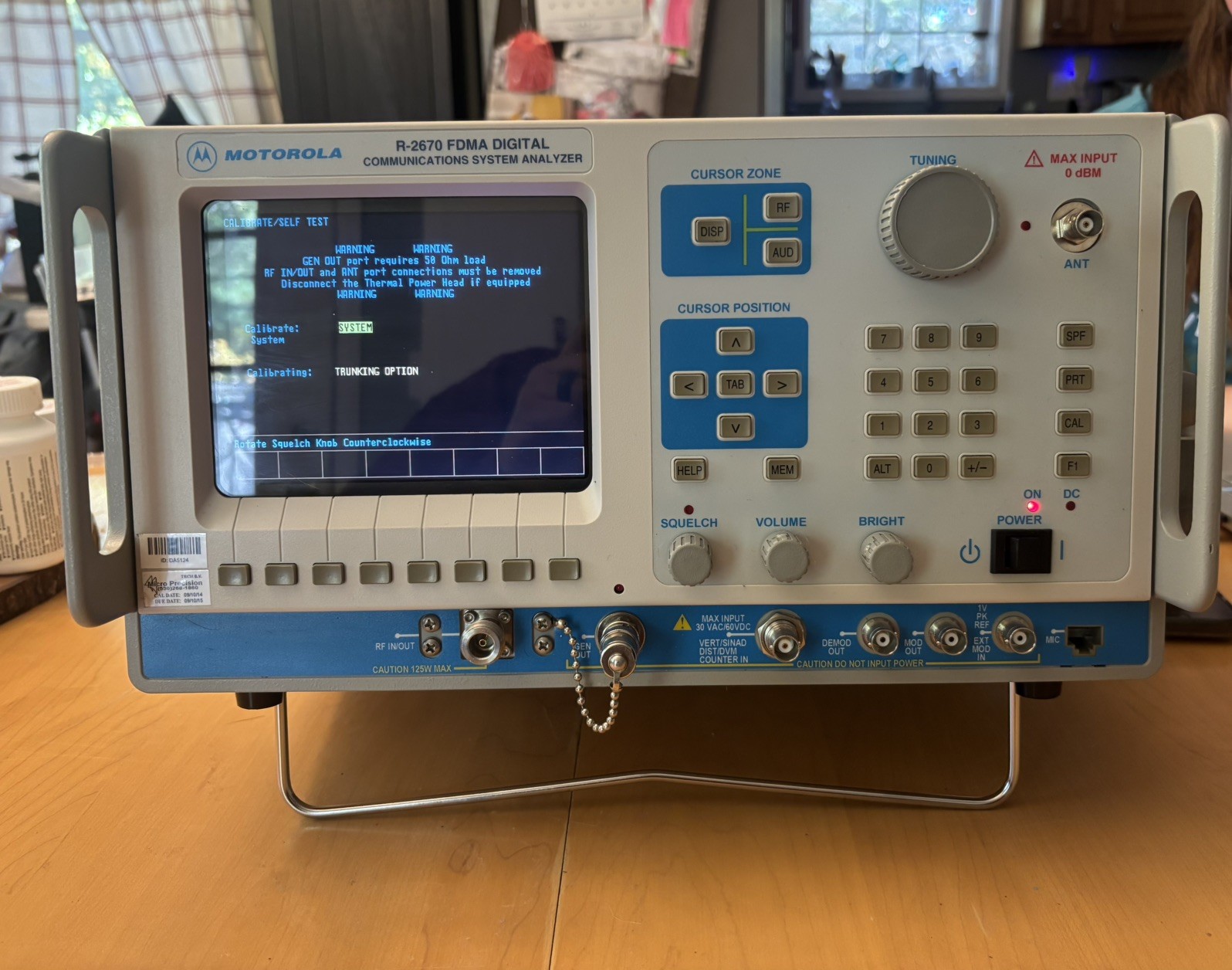 Motorola R2670B FDMA Digital Communications System Analyzer