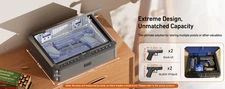 BILLCONCH Gun Safe for Handgun - Biometric Gun Safe 4 Ways Quick Access