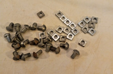 Gilbert Erector Part S51 1/4" x 8-32: Screws N21 Nuts Type 3: Lot of 20 each C