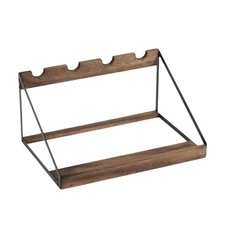 Countertop 4 Bottle Wine Rack Organizer Wine Display Shelf for Tabletop New [