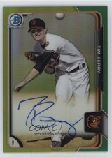 2015 Bowman Chrome Prospects Green Refractor 98/99 Tim Berry #BCAP-TB Auto e6p