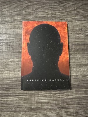 Star Trek Bridge Commander ''Captain's Manual'' (Book Only, PC Game Activision)