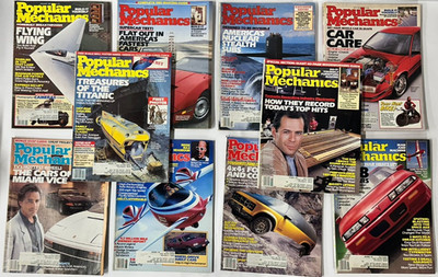 Popular Mechanics Magazine Lot of 10 - 1987