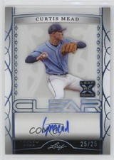 2022 Leaf Trinity Clear Platinum Spectrum Foil 25/25 Curtis Mead Auto 0p1q