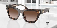 TORY BURCH TY7208U 172813 Dark Tortoise Brown Gradient 54 mm Women's Sunglasses