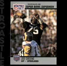 1990 Pro Set Super Bowl XXV Silver Anniversary - Joe Greene #84