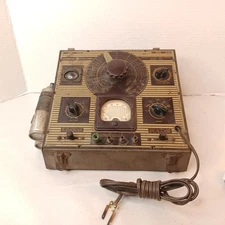 Vintage GE Capacity Resistance Bridge CRB-1 Antique Tester General Electric 