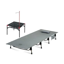 iClimb 1 Super Easy Assemble Cot and 1 Hollow Out Extendable Table ... Fast Ship
