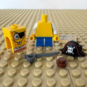 LEGO, SpongeBob: Pirate SpongeBob, bob032, SWORD, MAP, 3817 FLYING DUTCHMAN 2012