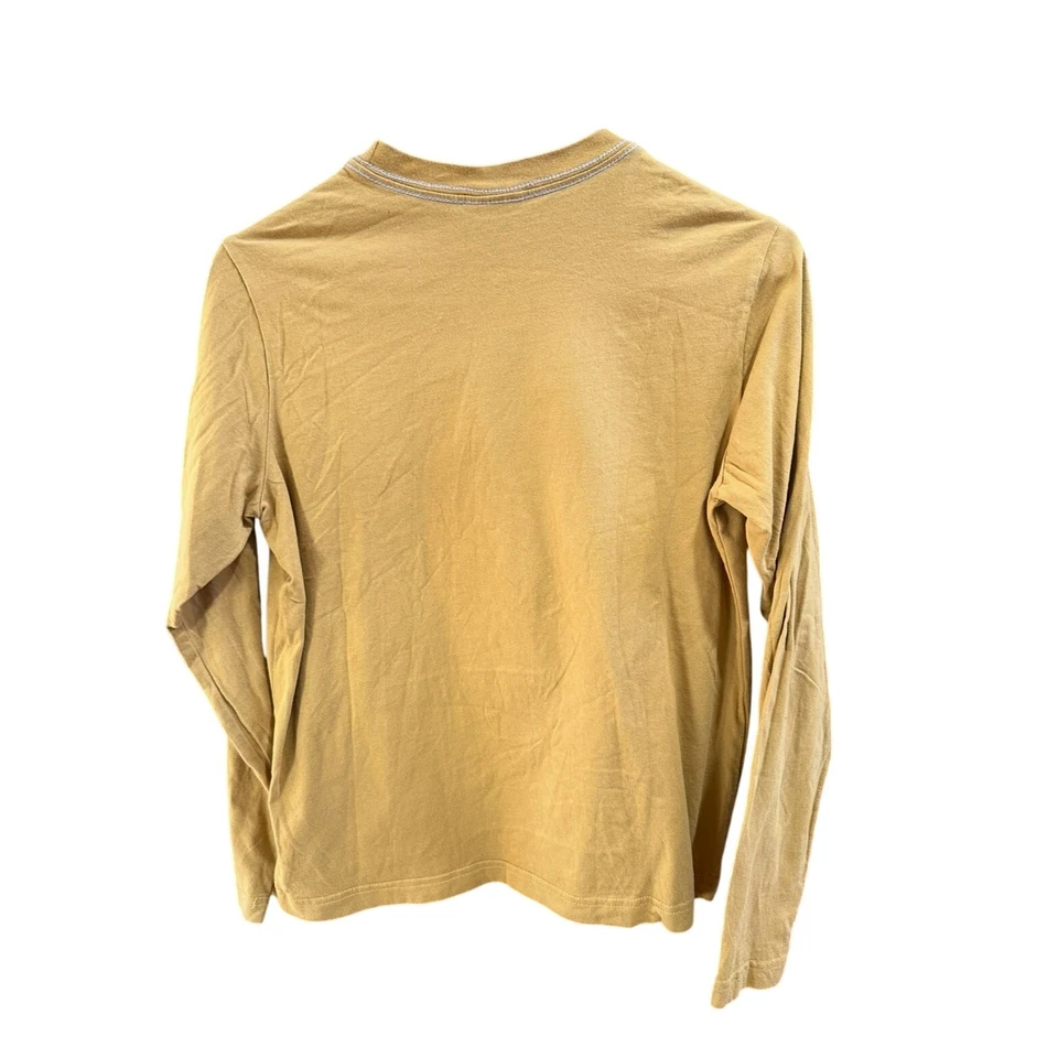 Camisa Hanna Andersson Apliques Coche Manga Larga Amarilla 100% Algodón Talla 150cm 12Y Foto 2 de 4