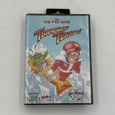 Trampoline Terror Sega Genesis 1990 CIB Dreamworks