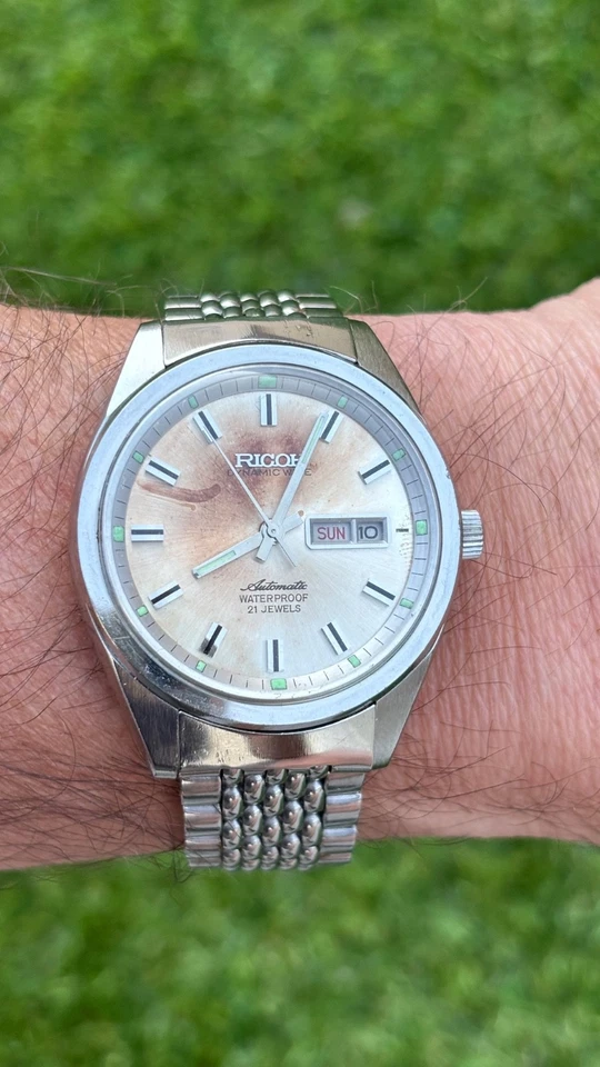 Montre Vintage Automatique Ricoh Dynamic Wide "Tropical Dial" – Tout d'origine - Photo 1/4