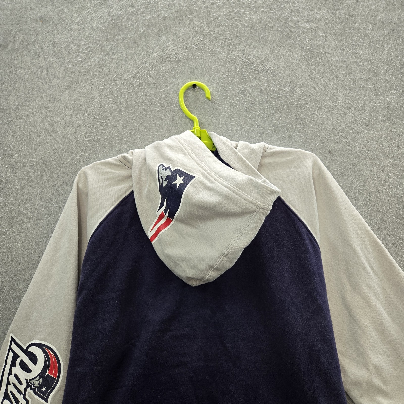 New England Patriots Men Hoodie XL Navy Reebok Y2K Fleece Team Logo thumbnail 7