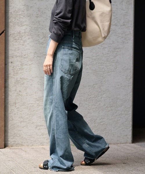 Framework Denim Pants Big John Collaboration Smal… - image 6