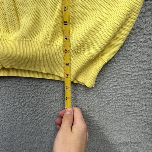 Polo Ralph Lauren Pullover Herren Gr. L Gelb Weste Ärmellos Golf Baumwolle Preppy - Bild 3 von 9