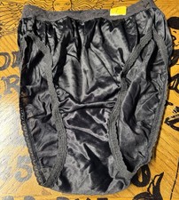 VINTAGE MAIDENFORM WISEBUYS HIGHCUT PANTY   SIZE 7. BLACK