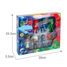 PJ Masks Collectible 6-Piece Figure Set, Kids Toys for Ages 3 Up