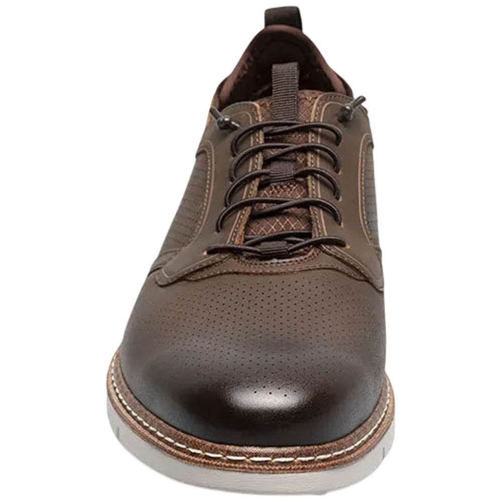 Stacy Adams Shoes Sync Plain Toe Elastic Lace Up Brown CH Size 15 — photo 2