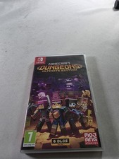 Nintendo Switch Minecraft Dungeons Ultimate Edition Replacement Case Only -...