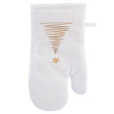Gant de cuisine en coton avec aimant SAPIN DE NOËL 32,5 cm