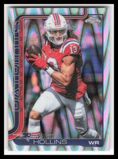 2025 Topps Chrome Ray Wave Refractors #206 Mack Hollins